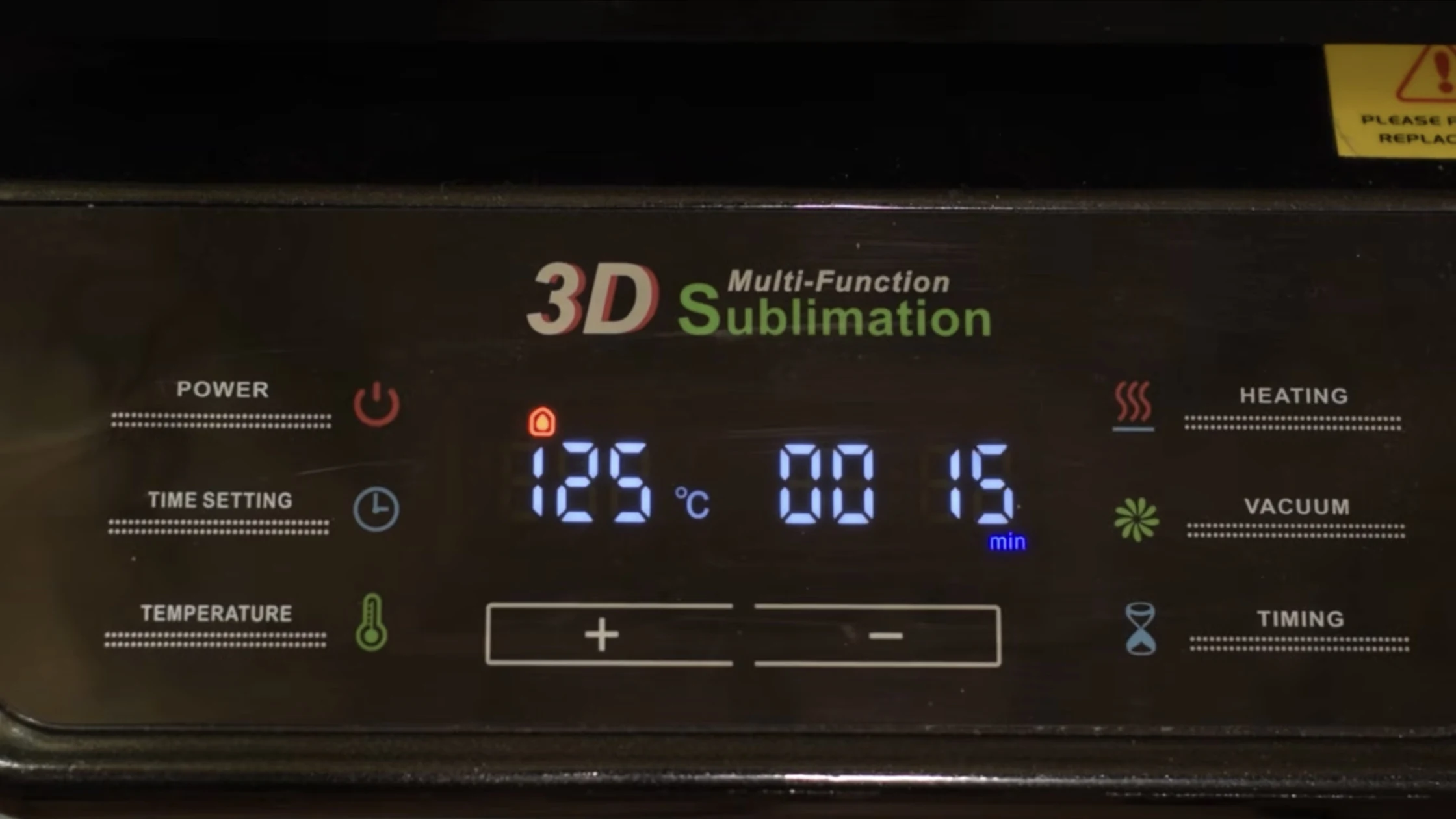 Кадр из видео: Прогрейте заготовку при 125 °C